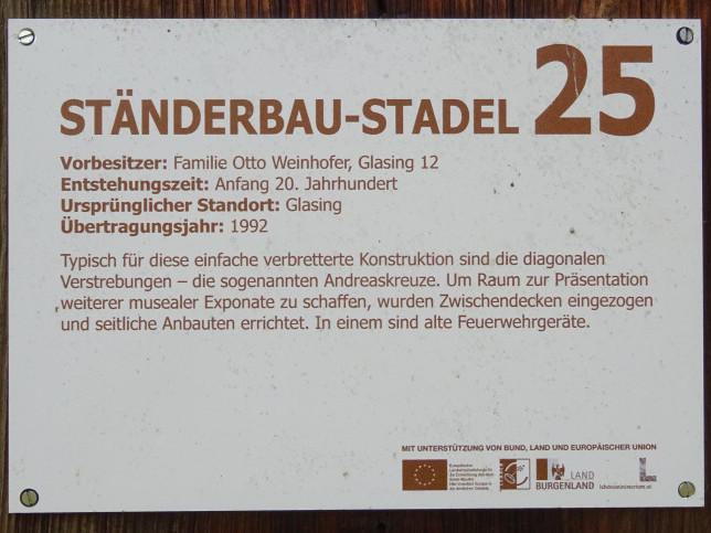 Glasing, Stnderbau-Stadel