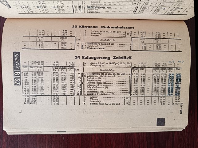 Gssinger Bahn, Fahrplan